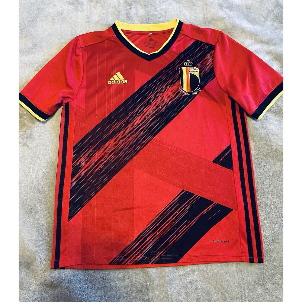 Adidas Belgium National Team 2020/2021 Home Jersey Youth Royal FA Kit